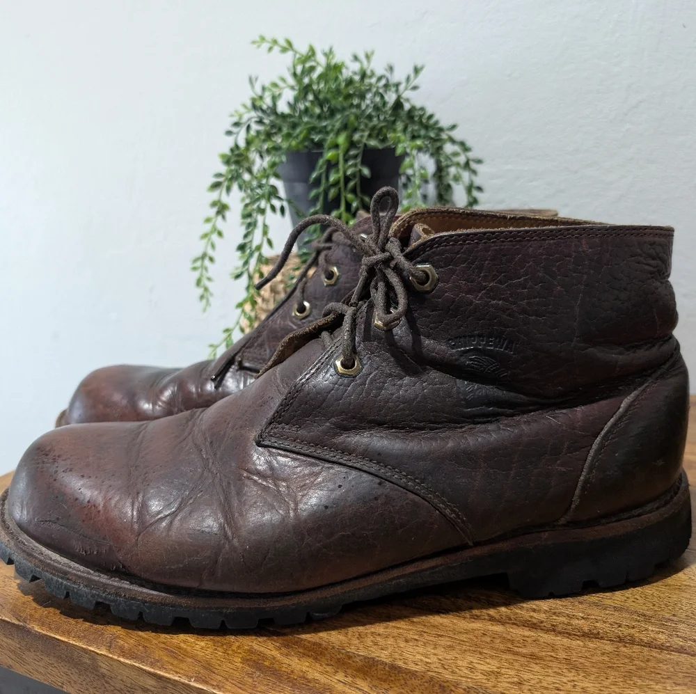VTG Chippewa Leather Chukka Boots,  Made‎ In USA 10.5D